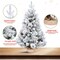 3FT Artificial Christmas Tree with Berries for Tabletop (White) 21"D x 21"W x 36"H